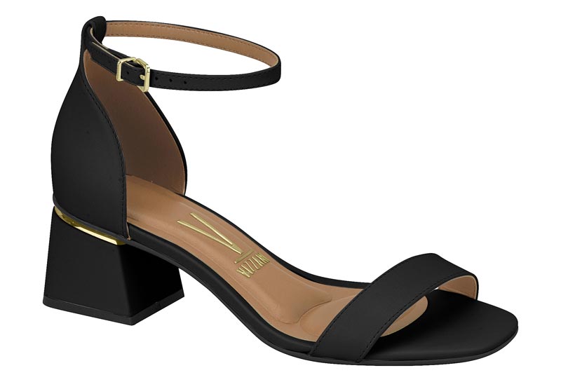 6428.104-1/8  Women's open shoes leather black