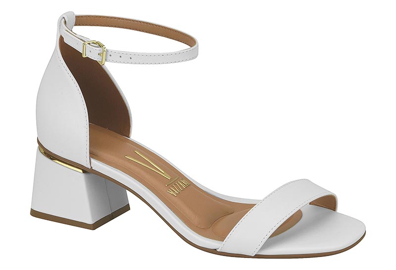 6428.104-5/8  Women's open shoes leather white