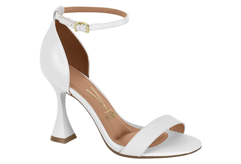 6462.101-2/8  Women's open shoes leather  white